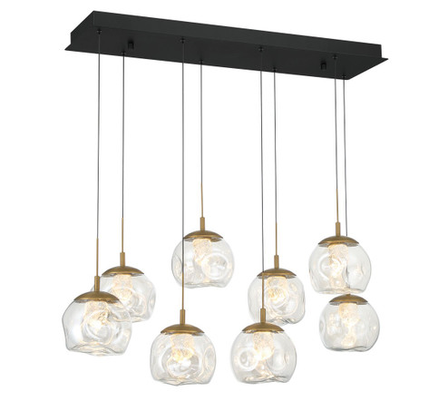 Camerino LED Chandelier in Matte black (541|12445-02)