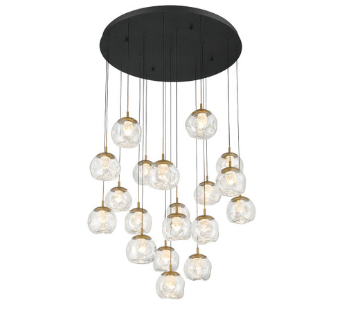 Camerino LED Chandelier in Matte black (541|12442-02)