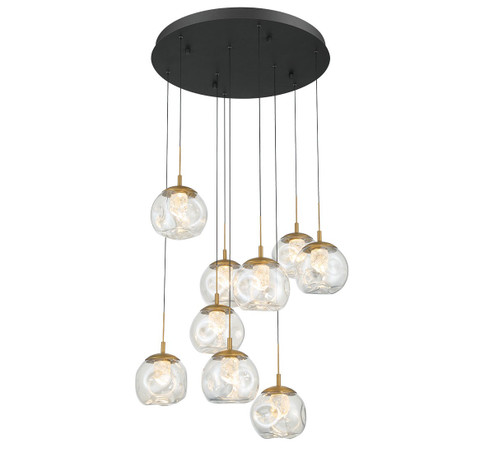 Camerino LED Chandelier in Matte black (541|12441-02)