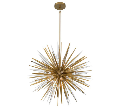 Pragma Seven Light Chandelier in Soft brass (541|12430-05)