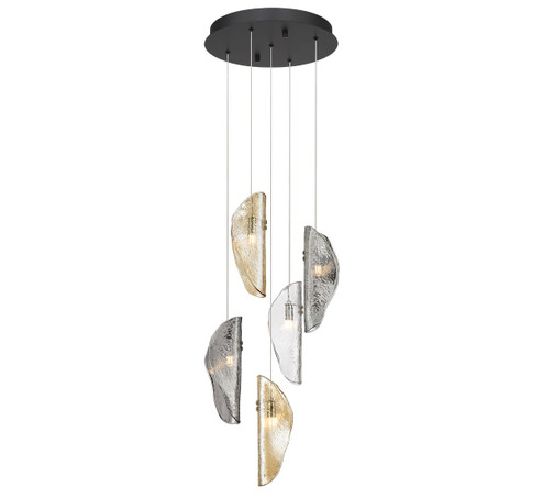Sorrento LED Chandelier in Black (541|12407-023-02)