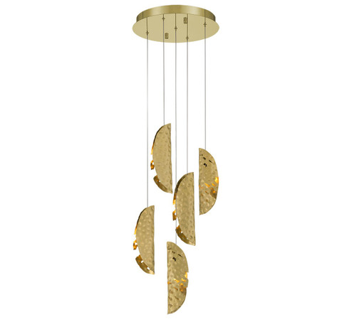 Sorrento LED Chandelier in Gold (541|12407-020-07)