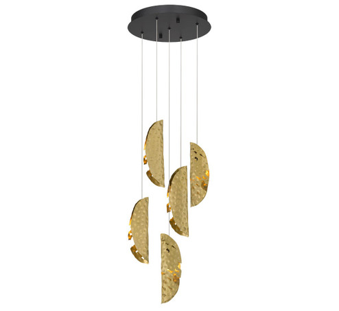 Sorrento LED Chandelier in Black (541|12407-020-02)