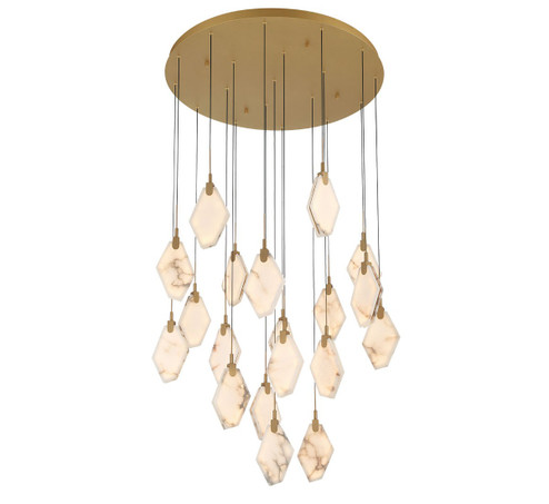 Kosmos LED Chandelier in Painted antique brass (541|12384-030)