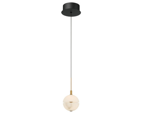 Corfu LED Pendant in Black (541|12369-02)