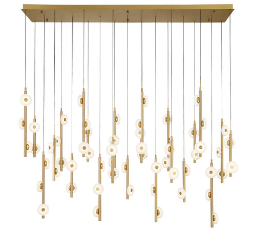 Etna LED Chandelier in Painted antique brass (541|12368-030)