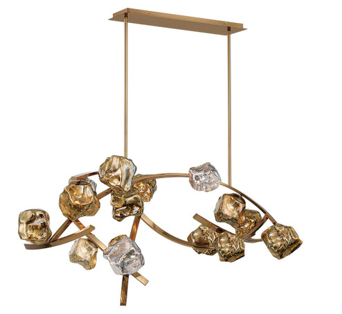 Sorano LED Chandelier in Brushed brass (541|12330-037)