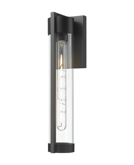 Stratford One Light Wall Sconce in Matte Black (405|9954-1W-BK-16-CL)
