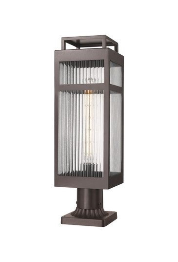 Ridgeway One Light Outdoor Post Lantern in Bronze (405|9953-1PLT-BZ-20-SCL)