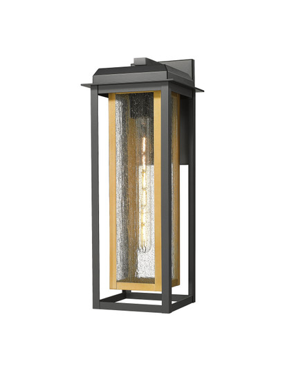 Mansfield One Light Wall Sconce in Matte Black (405|9951-1W-BK-20-CG-BR-SDY)