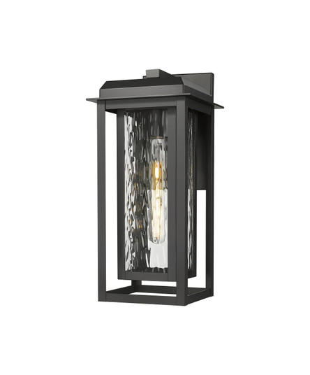 Mansfield One Light Wall Sconce in Matte Black (405|9951-1W-BK-16-CG-BK-WG)