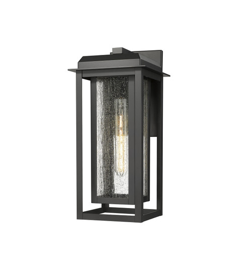 Mansfield One Light Wall Sconce in Matte Black (405|9951-1W-BK-16-CG-BK-SDY)