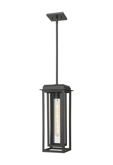 Mansfield One Light Pendant in Matte Black (405|9951-1H-BK-19-CG-BK-CL)