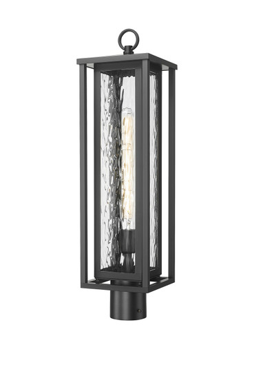 Ashland One Light Outdoor Post Lantern in Matte Black (405|9950-1PLT-BK-25-WG)