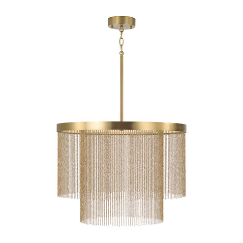 Rae LED Pendant in Aged Brass (65|359321AD)
