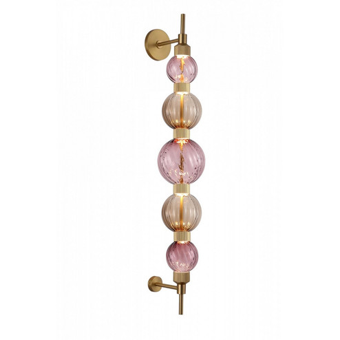 Zayna LED Wall Sconce in Aged Brass (192|HF7950-AB-PBP)