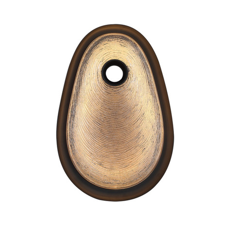 Palmea LED Wall Sconce in Matte Black (192|HF7222W-BK-SMK)