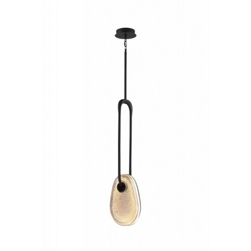 Palmea LED Pendant in Matte Black (192|HF7101-BK-SMK)