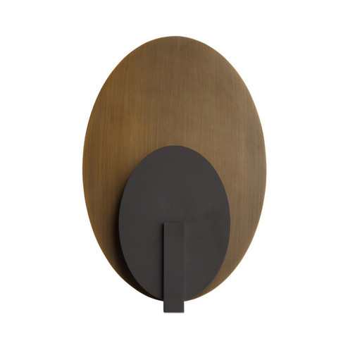 Avenue Outdoor LED Wall Sconce in Dark Bronze / Dark Gold (192|AV10023-DBZG)