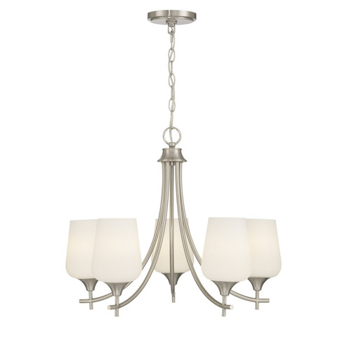 Octave Five Light Chandelier in Satin Nickel (51|1-6032-5-SN)