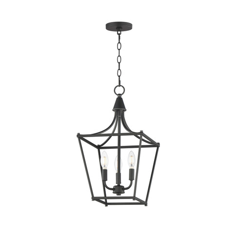 Clifton Three Light Pendant in Black (16|25313BK)