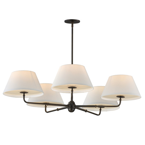 Dunbridge Five Light Chandelier in Antique Bronze (16|18415OFANB)