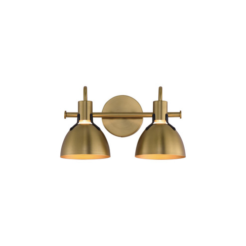 Dusk Two Light Wall Sconce in Satin Brass (16|12342SBR)