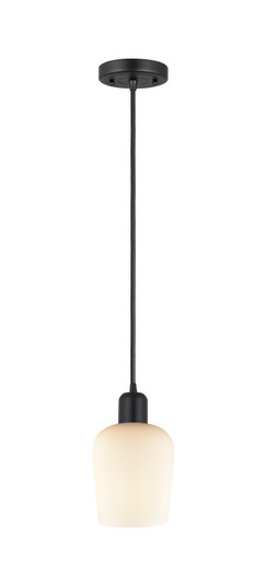 Austere One Light Mini Pendant in Matte Black (405|900-1P-BK-G4201)