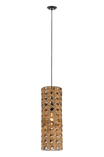 Downtown Urban One Light Mini Pendant in Matte Black (405|663-1P-BK-8NT)