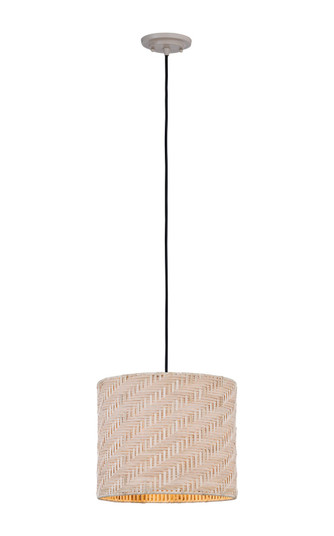 Downtown Urban One Light Mini Pendant in Jute (405|656-1P-JT-12NT)