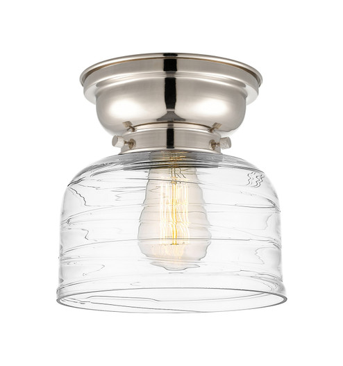 Franklin Restoration One Light Flush Mount in Polished Nickel (405|623-1F-PN-G713)