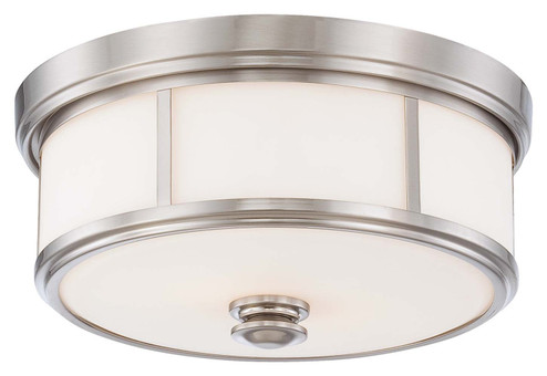 Harbour Point Two Light Flush Mount in Brushed Nickel (7|4365-84)