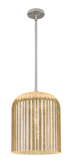 Downtown Urban One Light Pendant in Satin Nickel (405|434-1S-SN-G559-12ME)