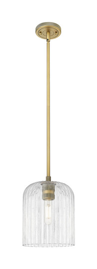 Downtown Urban One Light Pendant in Brushed Brass (405|434-1S-BB-G559-8CL)