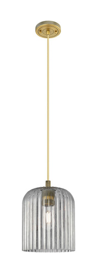 Downtown Urban One Light Pendant in Brushed Brass (405|434-1P-BB-G559-8SM)