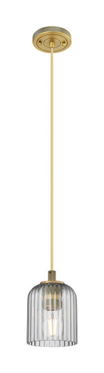 Downtown Urban One Light Pendant in Brushed Brass (405|434-1P-BB-G559-5SM)