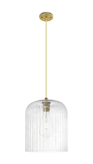 Downtown Urban One Light Pendant in Brushed Brass (405|434-1P-BB-G559-12CL)