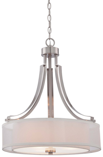 Parsons Studio Three Light Pendant in Brushed Nickel (7|4104-84)