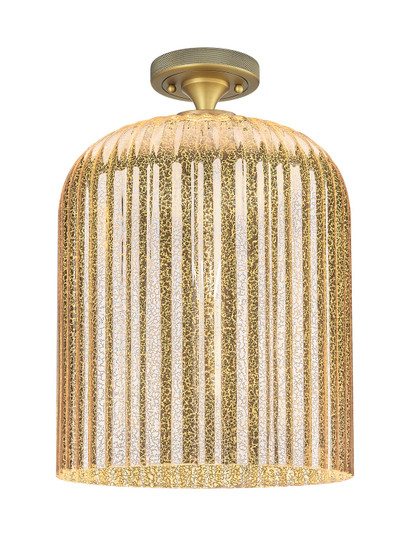 Downtown Urban One Light Flush Mount in Brushed Brass (405|434-1F-BB-G559-12ME)