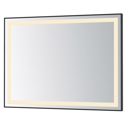 Framed LED Mirror in Black (86|E42094-BK)