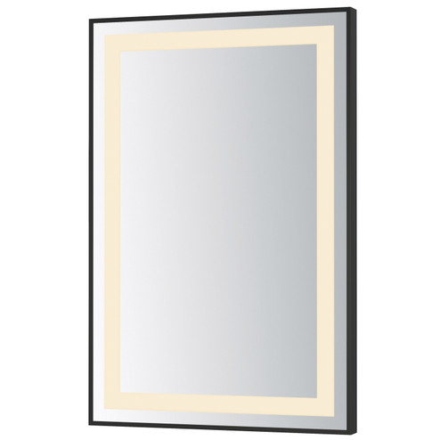 Framed LED Mirror in Black (86|E42092-BK)