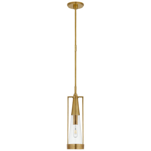 Calix One Light Pendant in Hand-Rubbed Antique Brass (268|TOB 5275HAB-CG)