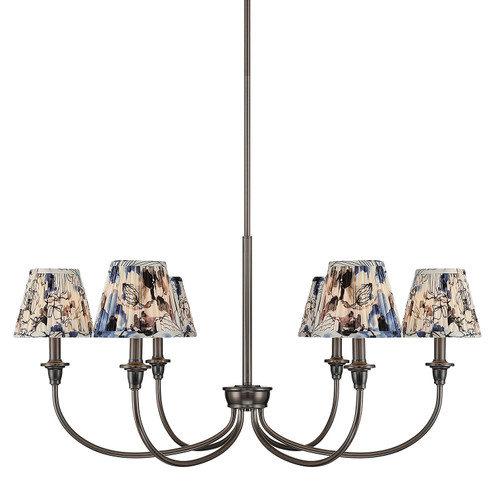 Cambria Six Light Chandelier in Oil Rubbed Bronze (62|1622-6 ORB-HGB)