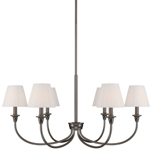 Cambria Six Light Chandelier in Oil Rubbed Bronze (62|1622-6 ORB-EPW)