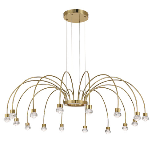 Vario LED Chandelier in Titanium Gold (62|1573-16 TG-B)