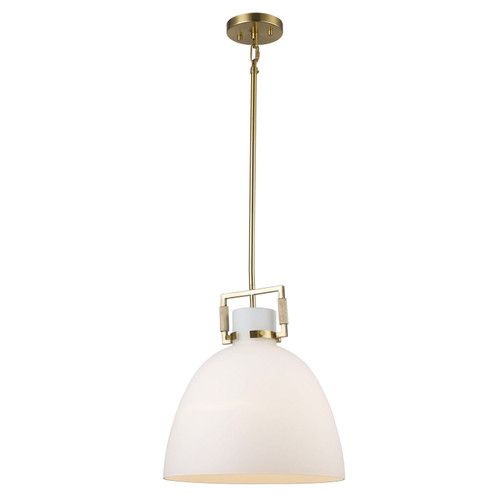 One Light Pendant in Antique Gold (110|PND-2228 AG-WF)