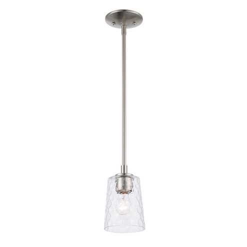 One Light Pendant in Brushed Nickel (110|71970 BN)