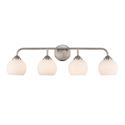 Four Light Vanity in Brushed Nickel (110|22804 BN)