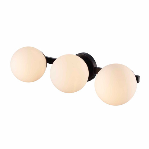 Three Light Vanity in Black (110|22753 BK)