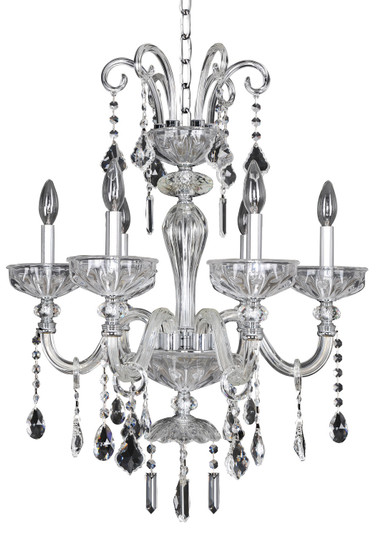 Clovio Six Light Chandelier in Chrome (238|026050-010-FR001)